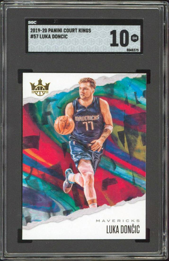 Luka Doncic 2019 Panini Court Kings #57 Card Graded 10! (1 of 1)