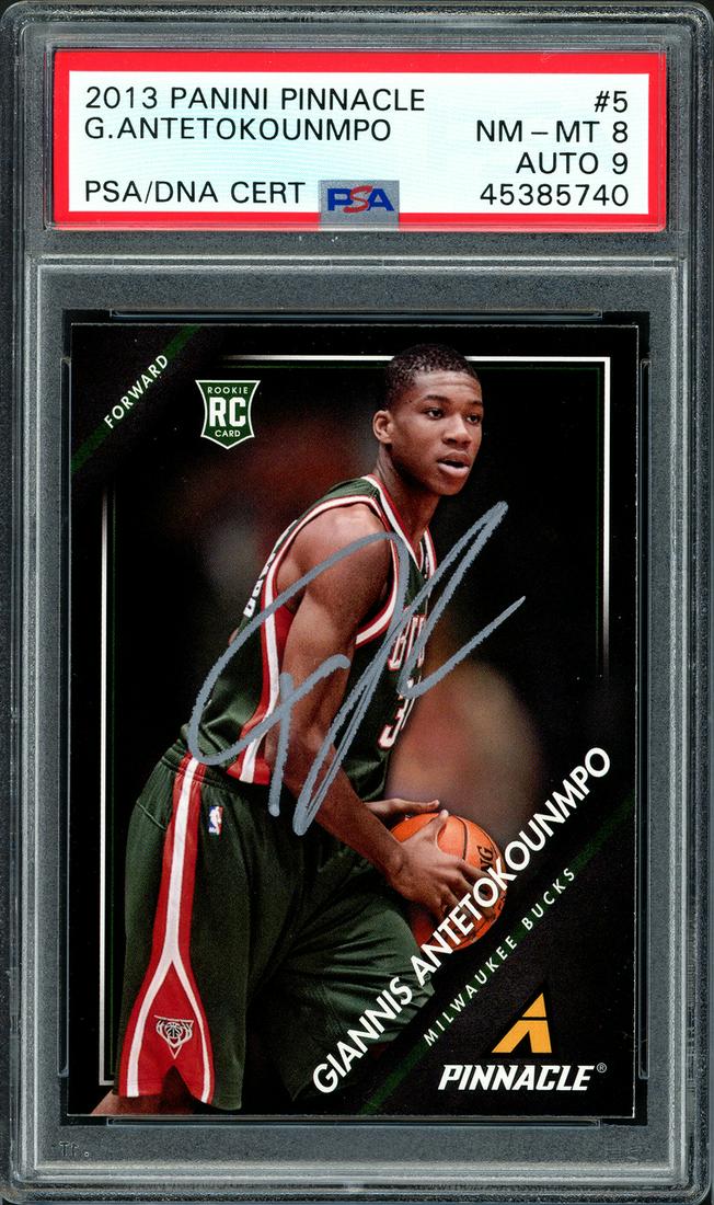 Giannis Antetokounmpo Autographed 2013 Panini Pinnacle (1 of 1)
