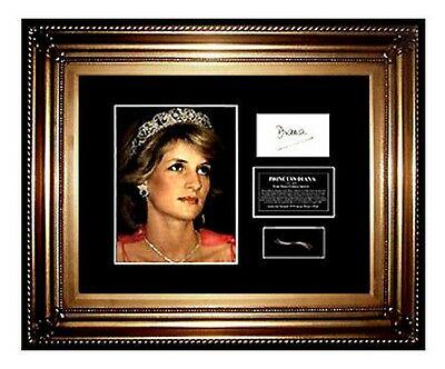 Princess DIANA Hair Lock with  photo,  + Signed COA (1 of 3)