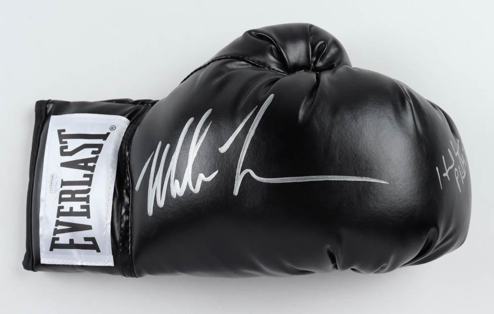 Evander Holyfield & Mike Tyson Signed Everlast Boxing (1 of 2)