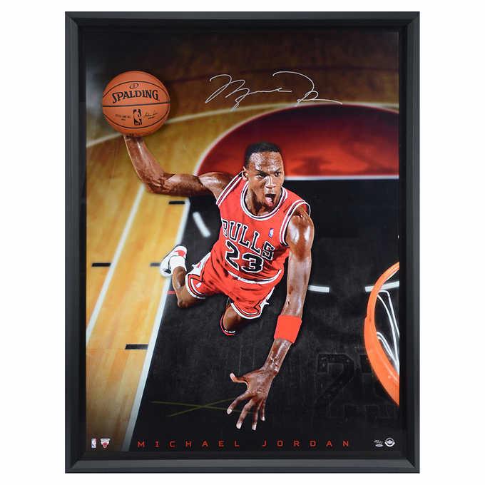 Michael Jordan Autographed "Breaking Through" 44x60 (1 of 3)