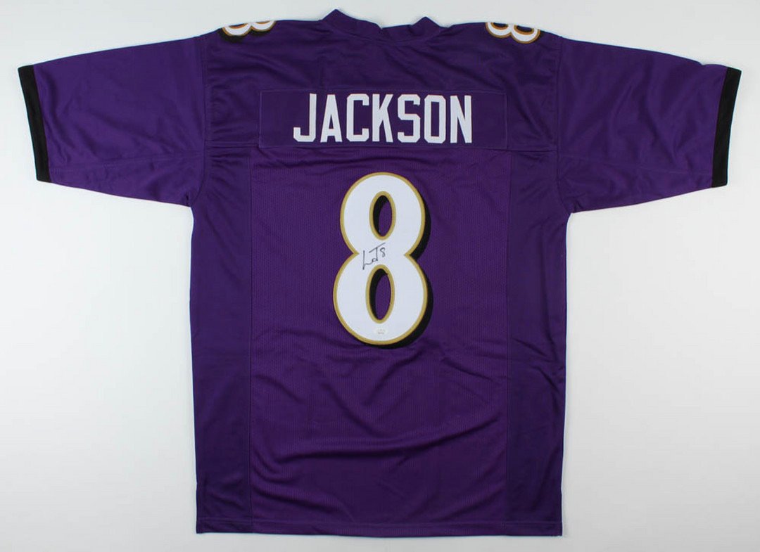 Lamar Jackson Signed Jersey (JSA COA) (1 of 1)