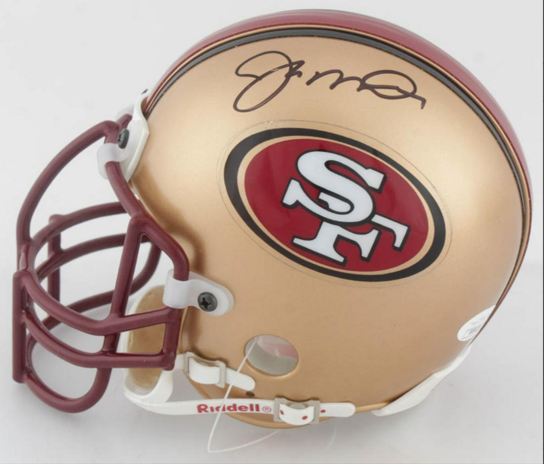 Joe Montana Signed 49ers Mini-Helmet (JSA COA) (1 of 1)