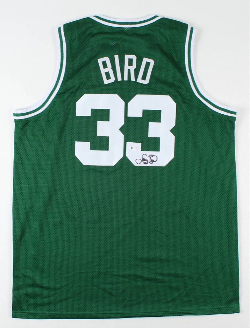 Larry Bird Signed Jersey (Beckett COA) (1 of 1)
