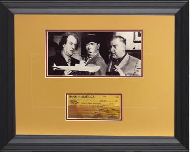 Joe DeRita signed Curly-Joe 3 Stooges 1970 Cancelled (1 of 1)