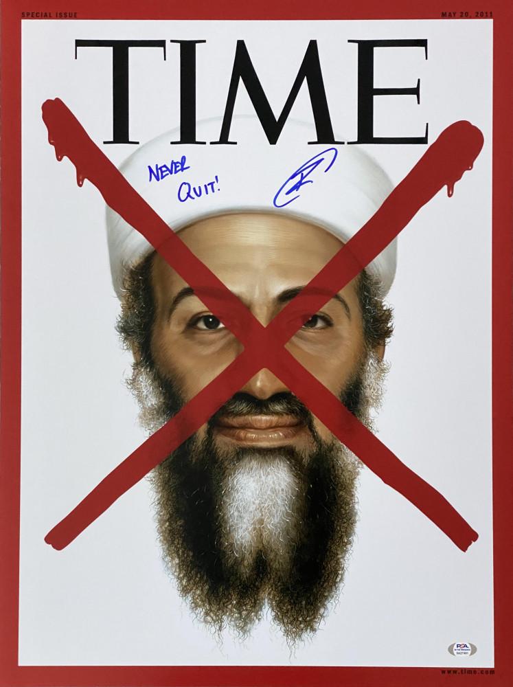 U.S. Navy Seal Robert O'Neill Signed Osama Bin Laden (1 of 1)