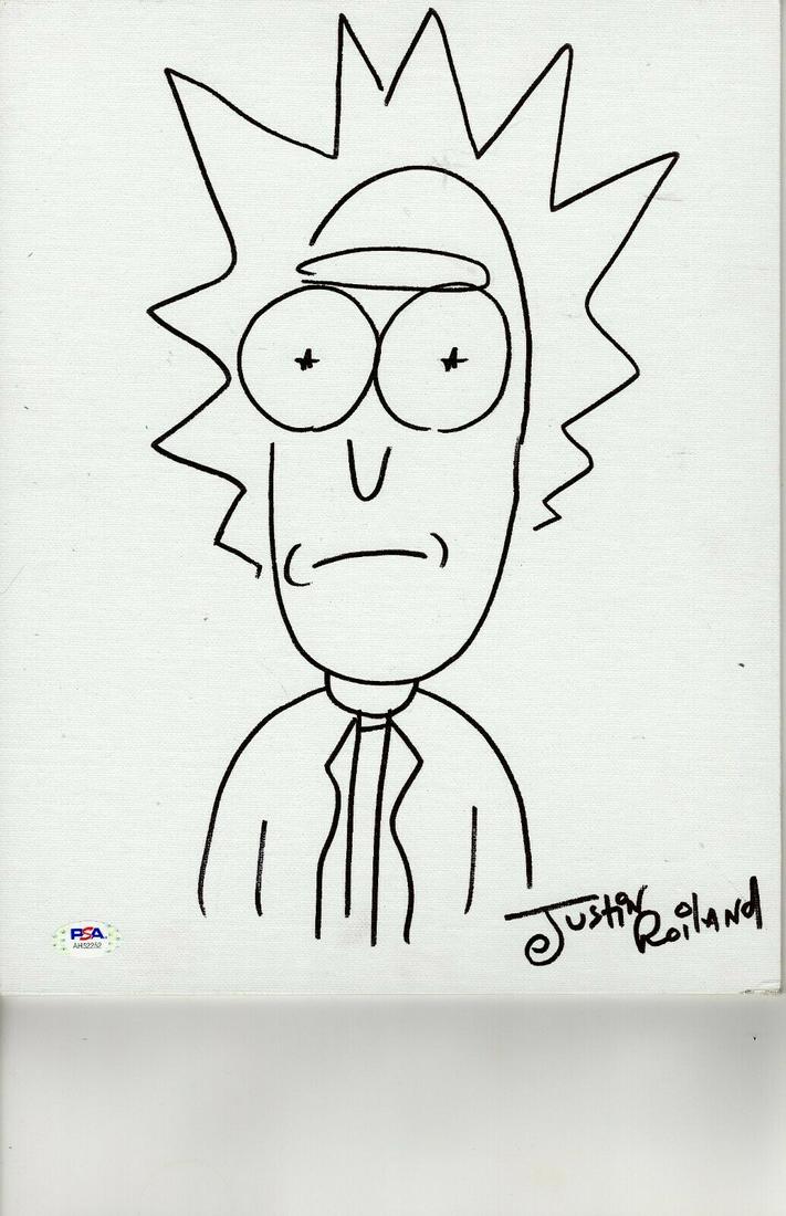 Rick & Morty Original Comic Art Sketches By Justin (1 of 1)