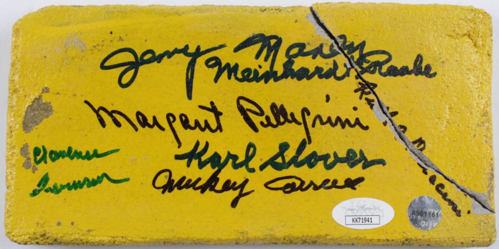 "The Wizard of Oz" 4x8 Yellow Brick Movie Prop Signed (1 of 2)