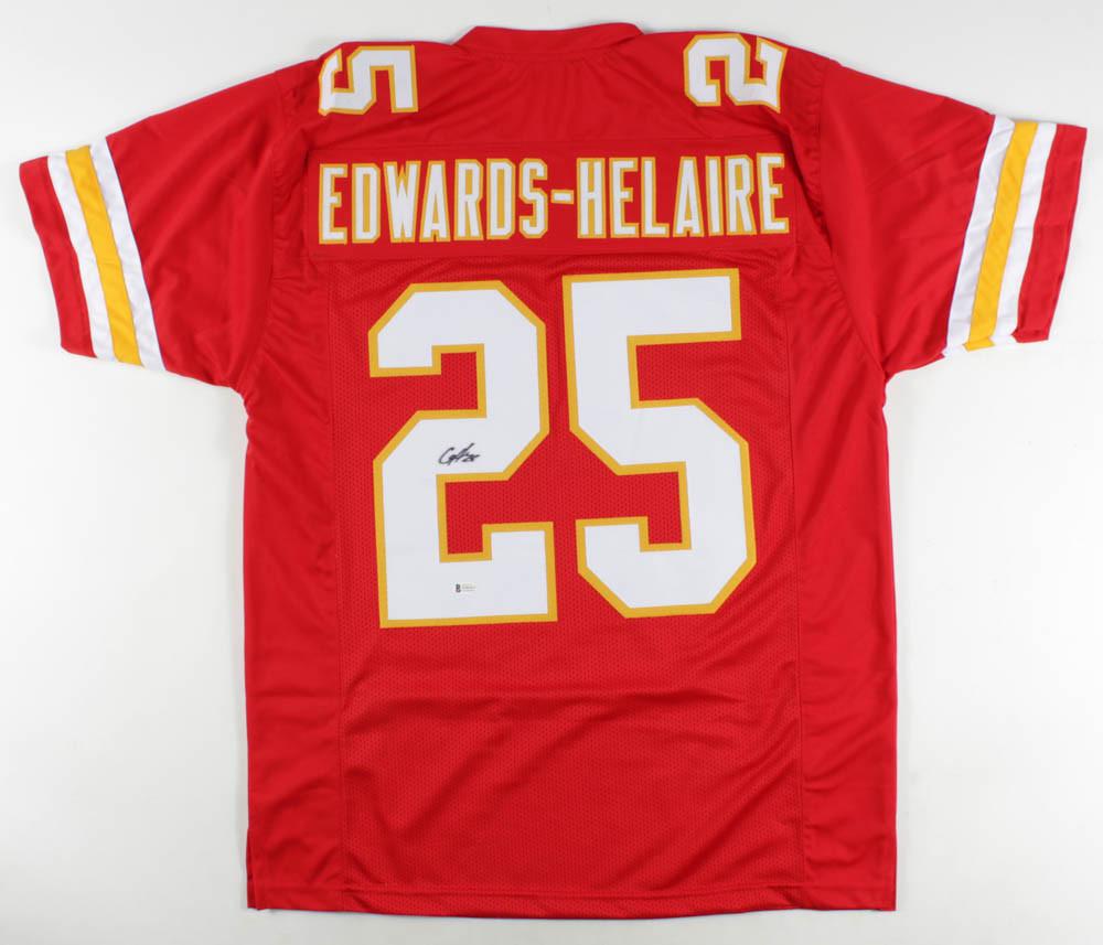 Clyde Edwards-Helaire Signed Jersey (Beckett COA) (1 of 1)