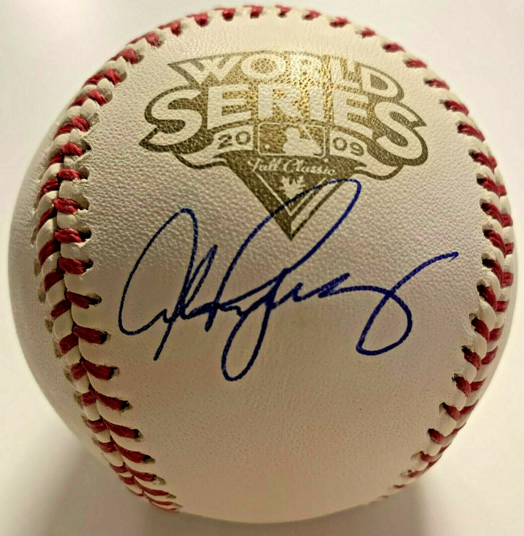 Yankees Alex Rodriguez Signed 2009 World Series (1 of 1)