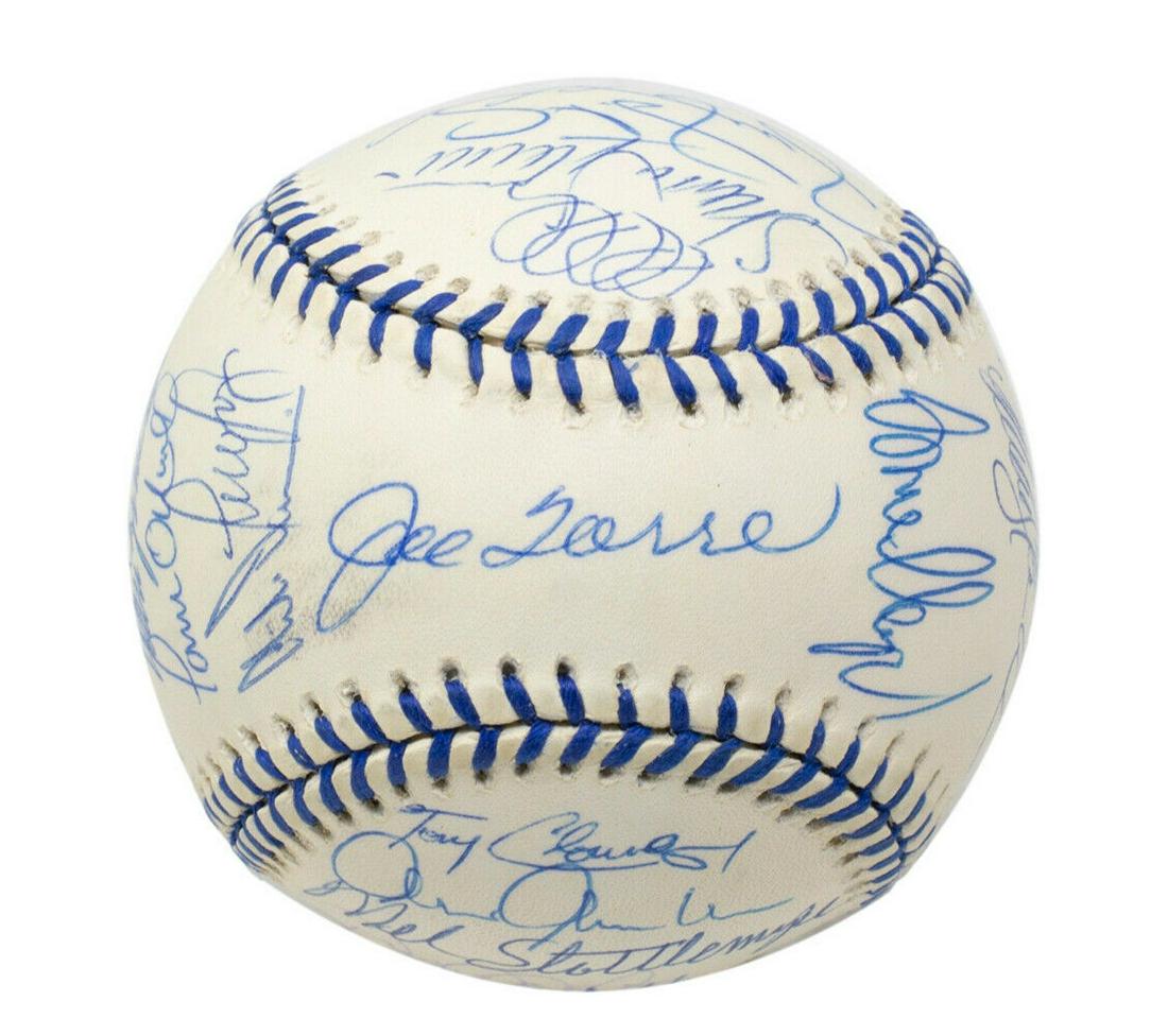 1998 NYankees Multi Signed Dimaggio Baseball Jeter (1 of 3)