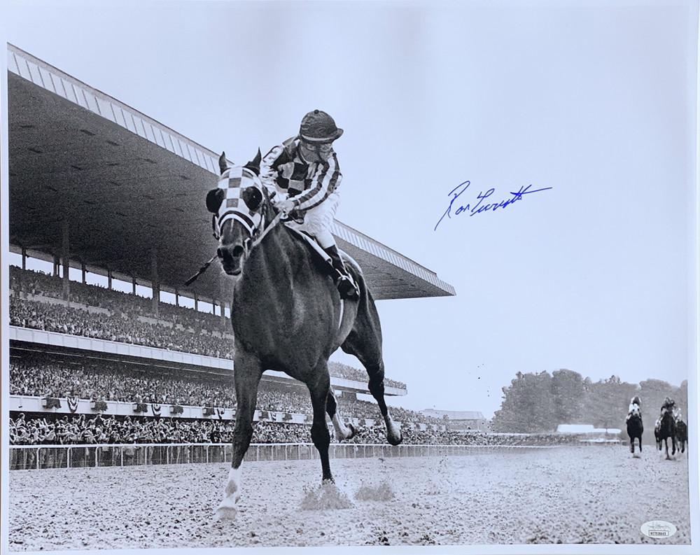 Ron Turcotte Signed 1973 Belmont Stakes 16x20 Photo (1 of 1)