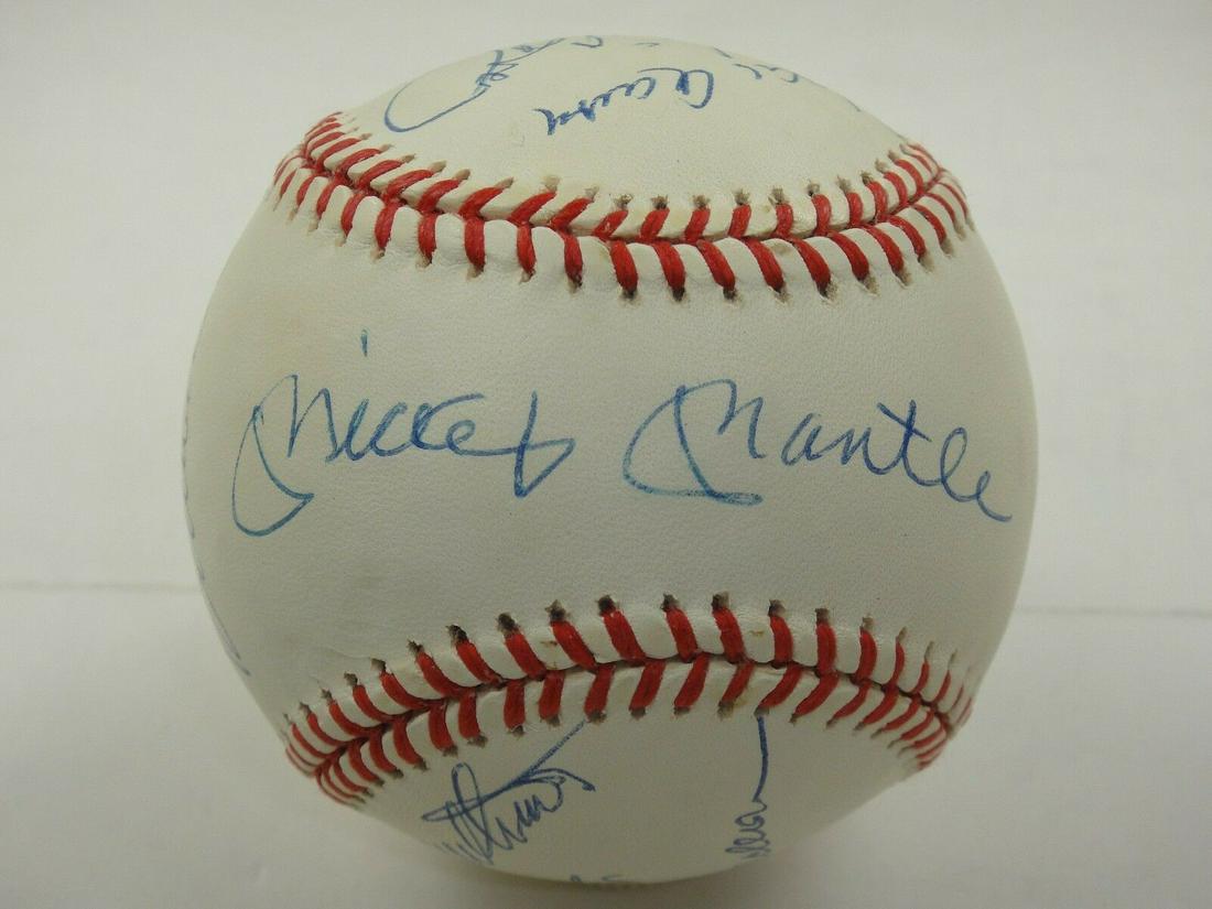 500 Home Run Club Multi signed Ball 10  PSA LOA (1 of 4)