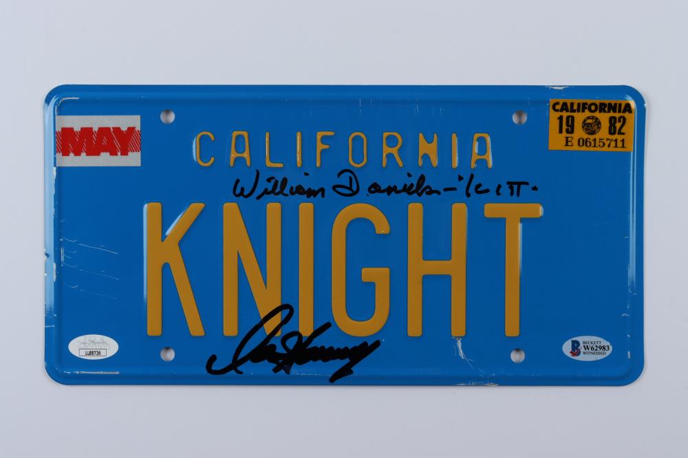 David Hasselhoff & William Daniels Signed "Knight (1 of 1)