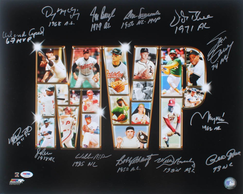"Most Valuable Players" 16x20 Photo Signed by (13) with (1 of 1)