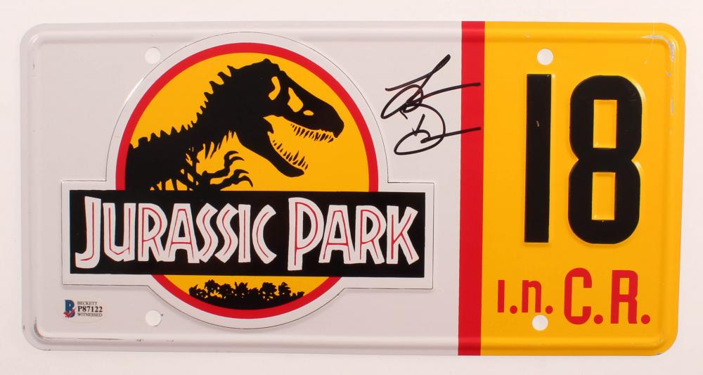 Laura Dern Signed "Jurassic Park" License Plate (1 of 1)