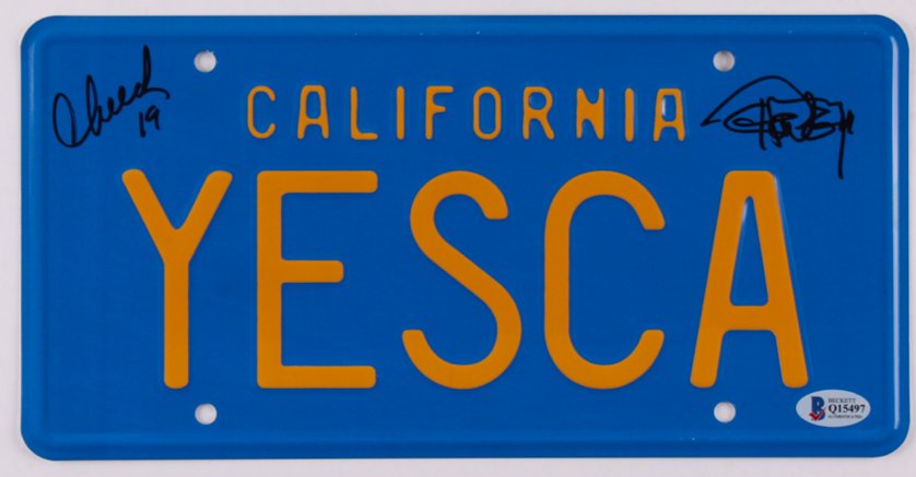 Cheech Marin & Tommy Chong Signed Autograph YESCA (1 of 1)