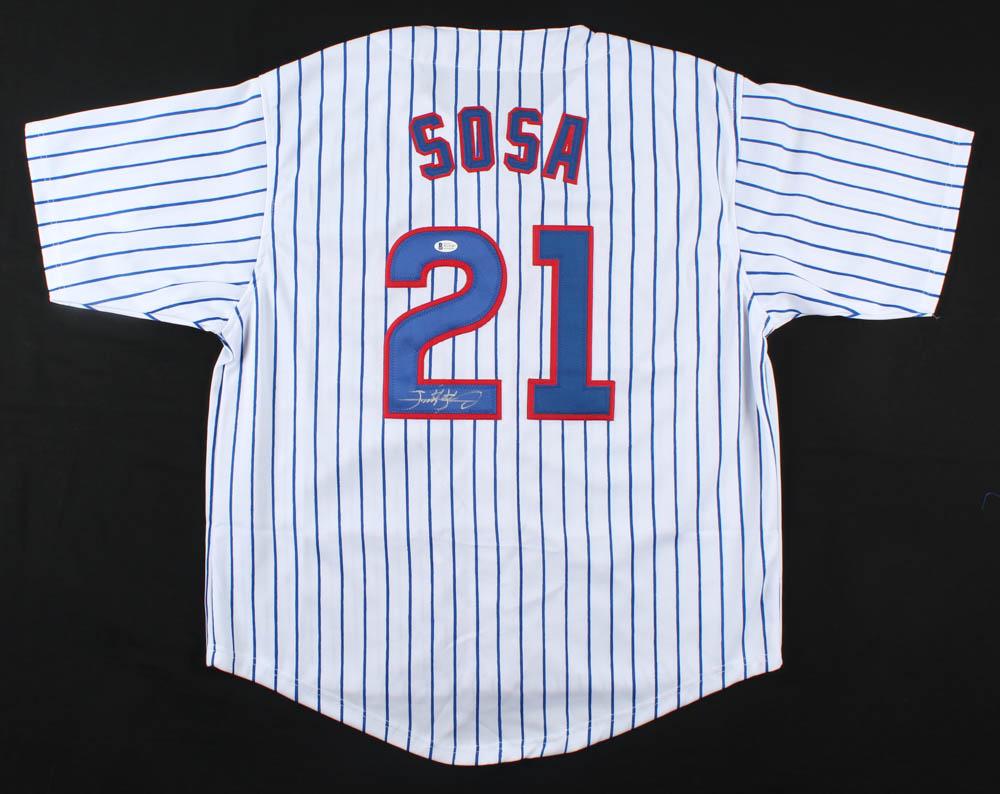 Sammy Sosa Signed Jersey (Beckett COA) (1 of 1)