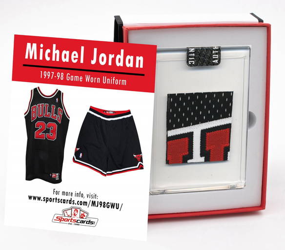 KOBE BRYANT & MICHAEL JORDAN GAME WORN JERSEY MYSTERY SWATCH BOXES!