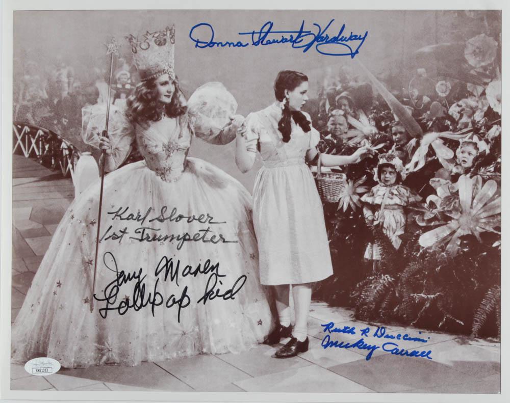 "The Wizard of Oz" 11x14 Photo Cast-Signed by (5) with (1 of 1)