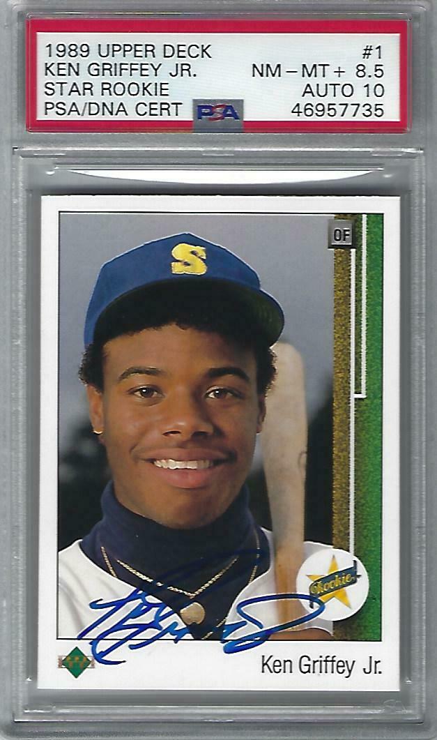 1989 Upper Deck Ken Griffey Jr. Signed Auto Rookie (1 of 1)