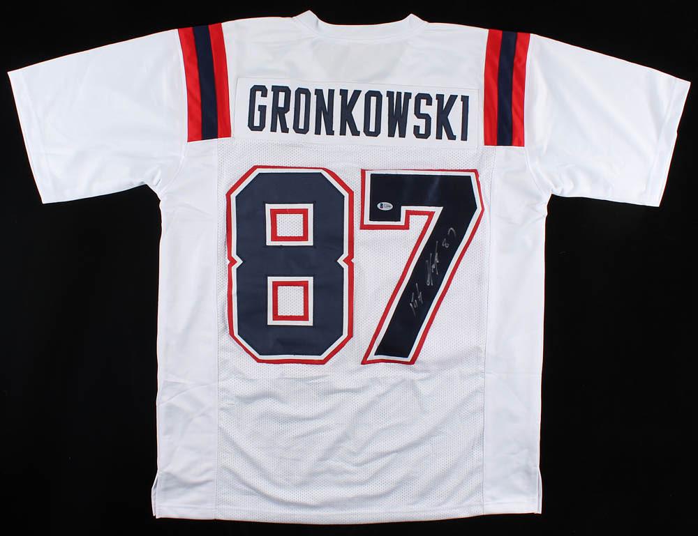 Rob Gronkowski Signed Jersey (Beckett COA) (1 of 1)