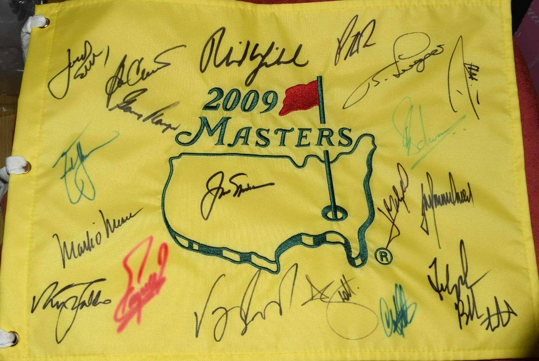 Masters Multi Signed Pin Flag (1 of 1)