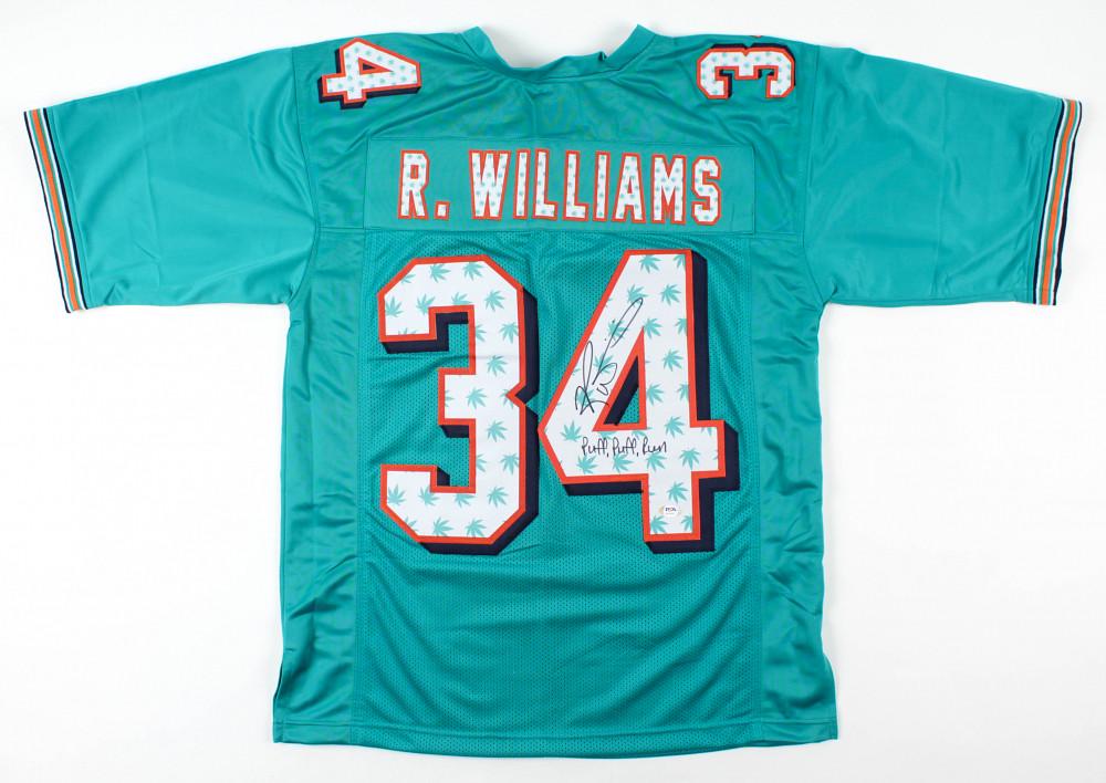 Ricky Williams Signed Jersey Inscribed "Puff, Puff, (1 of 1)