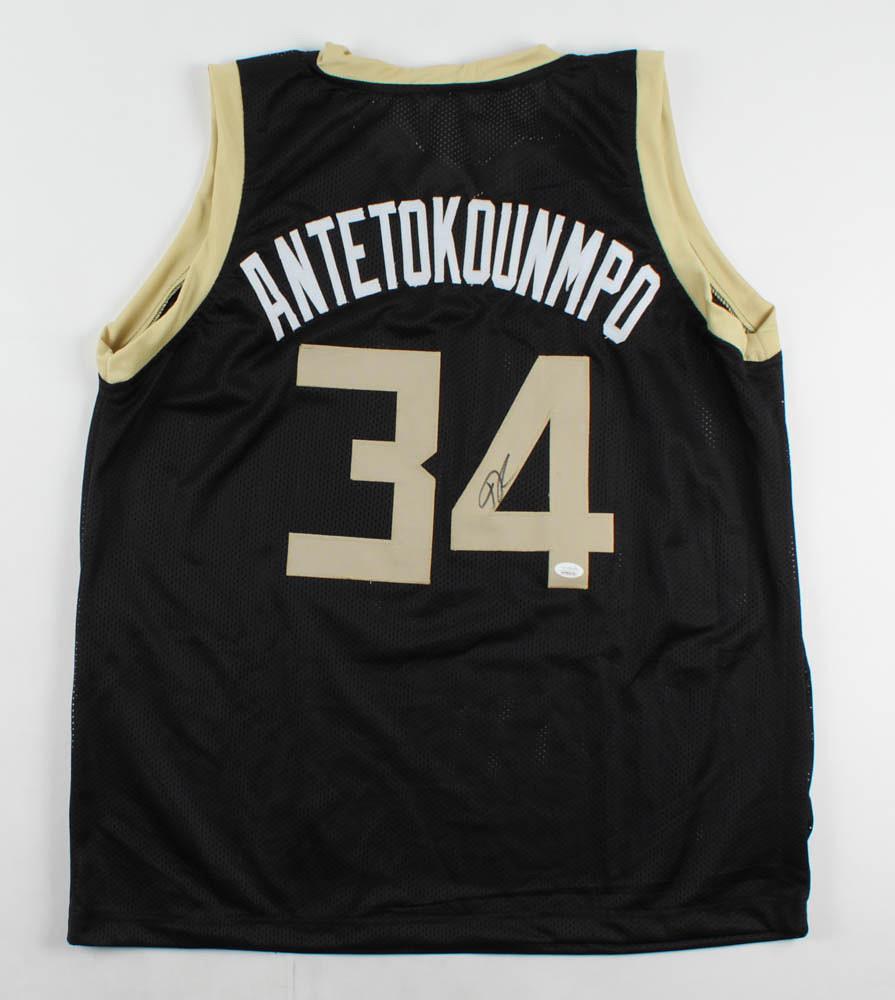 Giannis Antetokounmpo Signed Jersey (JSA COA) (1 of 1)