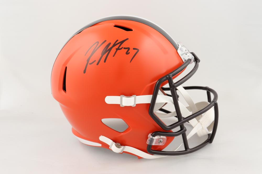 Kareem Hunt Signed Browns Full-Size Speed Helmet (JSA (1 of 1)