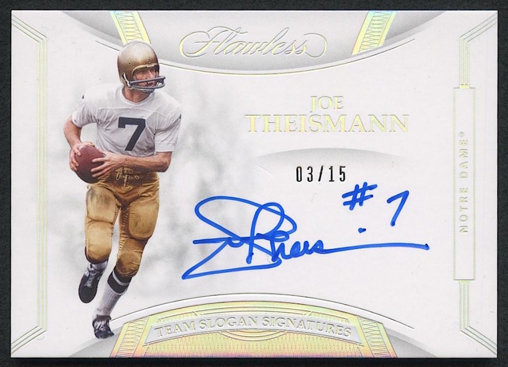 Joe Theismann 2020 Panini Flawless Collegiate Team Logo (1 of 1)