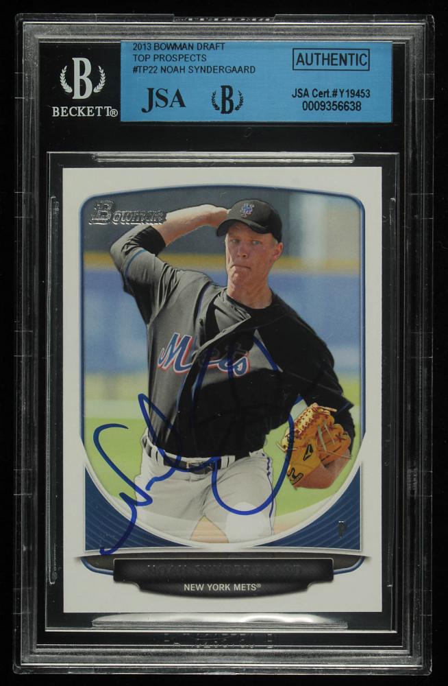 Noah Syndergaard Signed 2013 Bowman Chrome Draft Top (1 of 1)