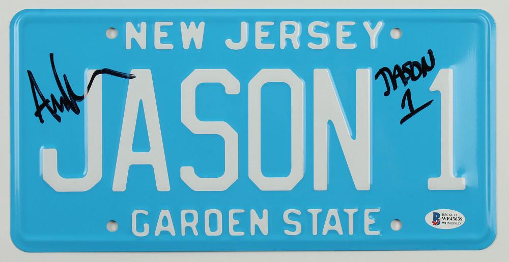 Ari Lehman Signed "Friday the 13th" New Jersey License (1 of 1)