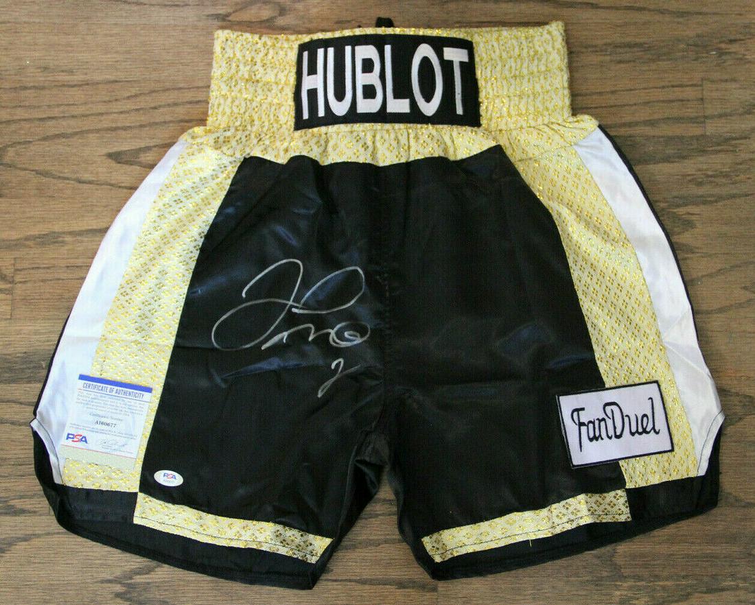 FLOYD MONEY MAYWEATHER SIGNED AUTOGRAPHED AUTO BOXING: FLOYD MONEY MAYWEATHER SIGNED AUTOGRAPHED AUTO BOXING TRUNKS/SHORTS PSA
