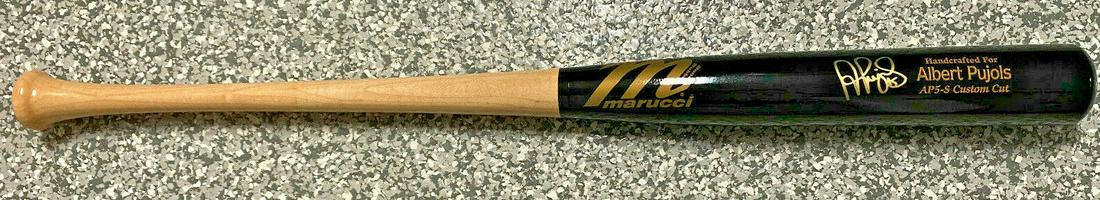 Angels Albert Pujols Signed Marucci Game Model Bat: Angels Albert Pujols Signed Marucci Game Model Bat Beckett BAS Witnessed