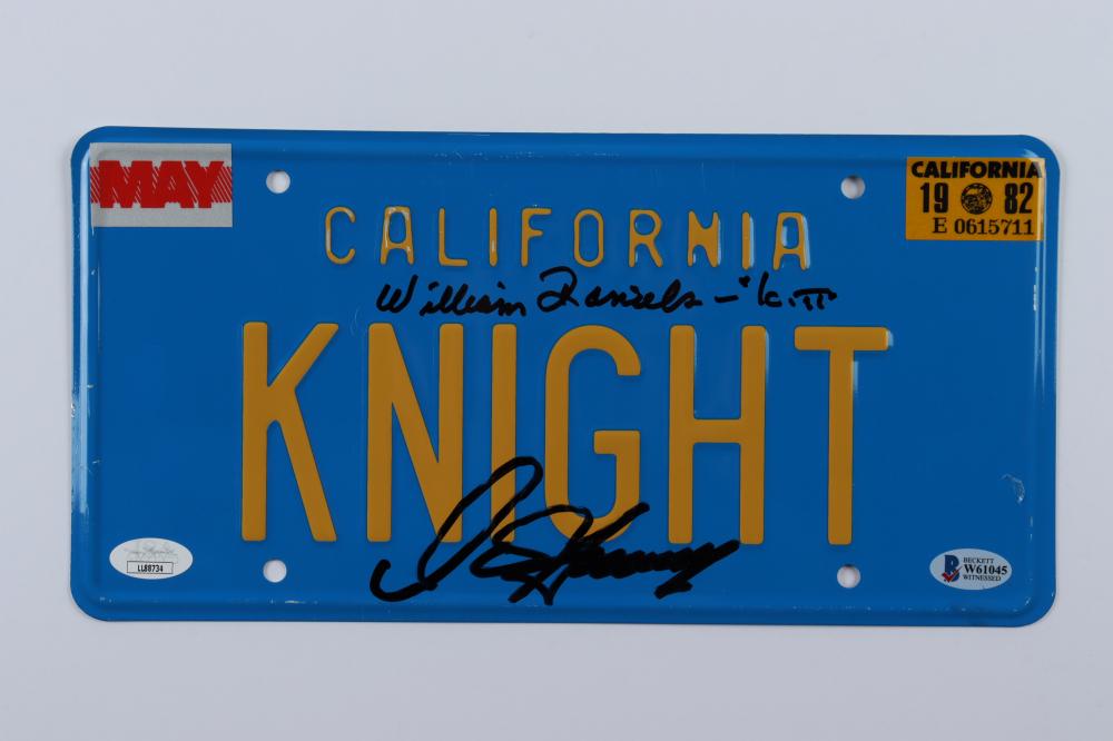 David Hasselhoff & William Daniels Signed "Knight (1 of 1)