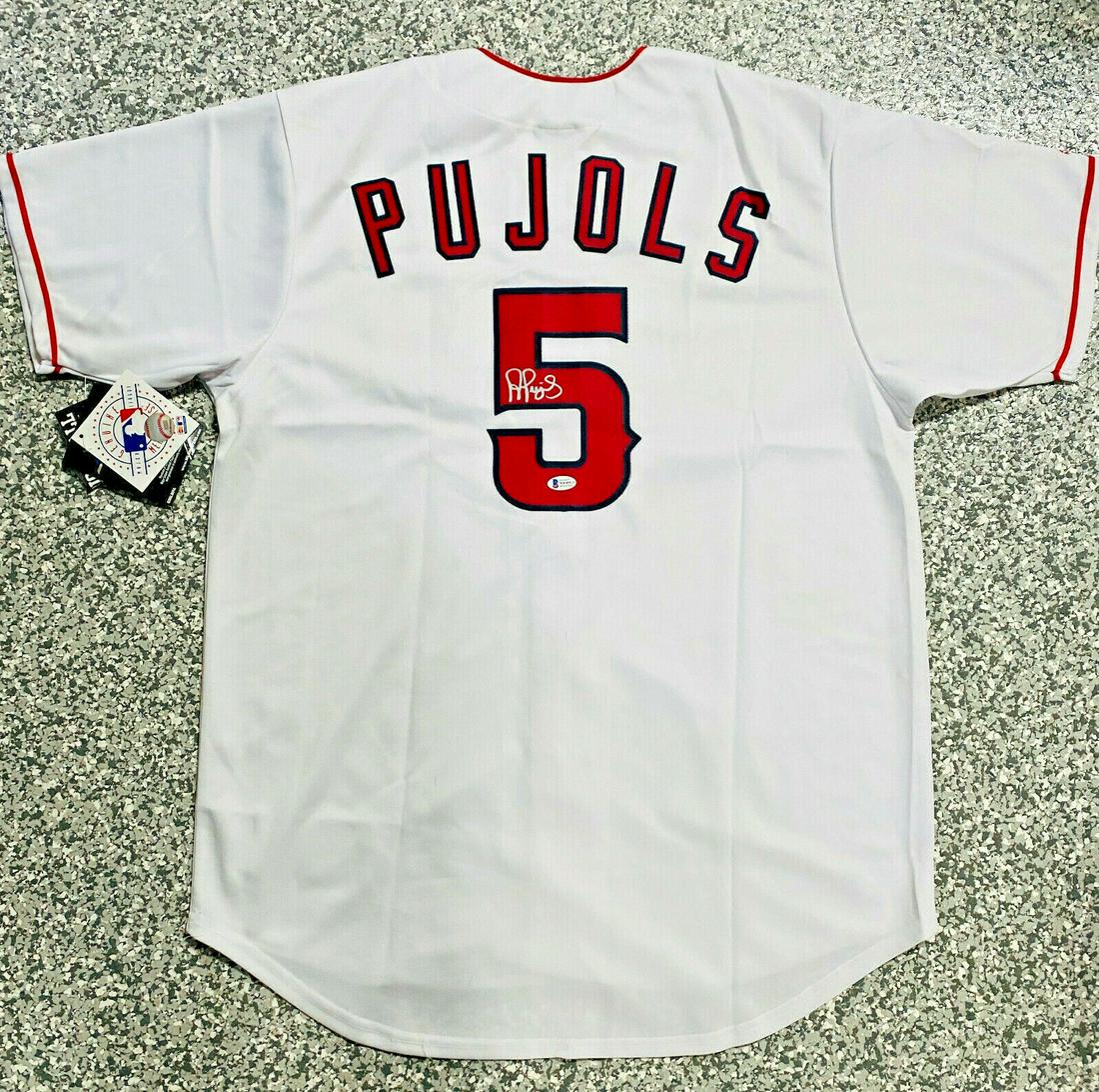 Los Angeles Angels Albert Pujols Signed Majestic Jersey (1 of 1)