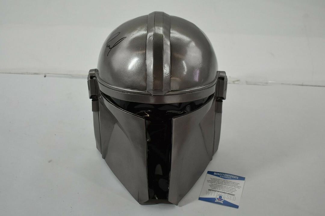 Pedro Pascal Signed "The Mandalorian" Full Size Helmet (1 of 1)