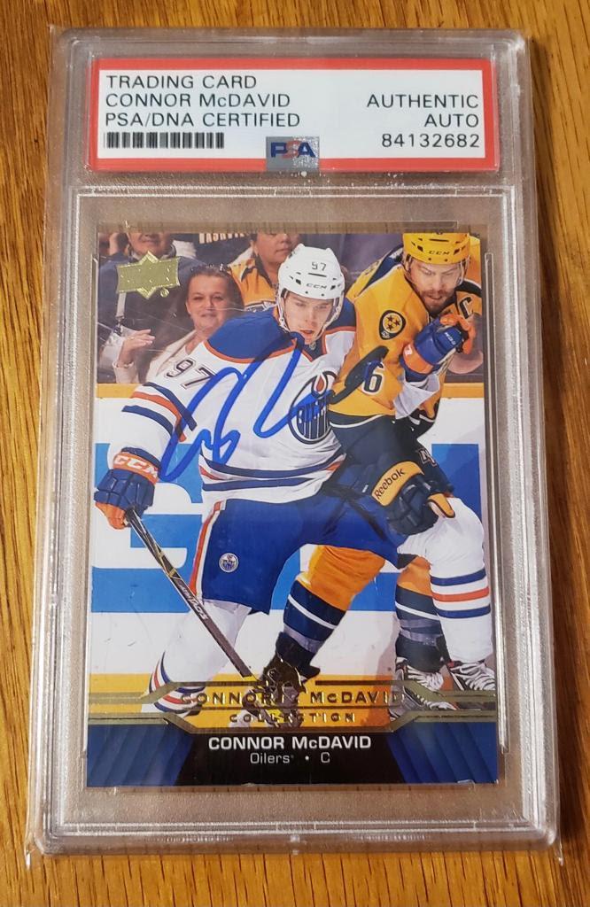 2015 Upper Deck Connor McDavid Collection AUTO PSA (1 of 1)