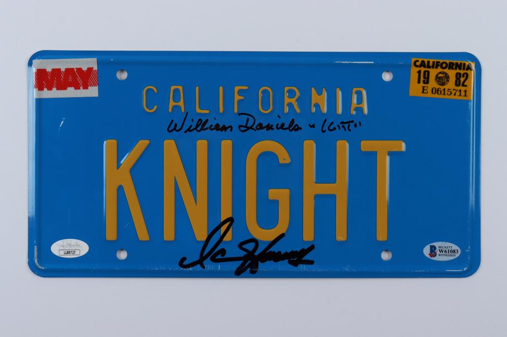 David Hasselhoff & William Daniels Signed "Knight (1 of 1)