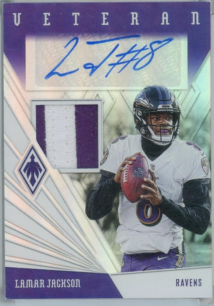 Lamar Jackson 2019 Panini Phoenix Veteran Autograph (1 of 1)