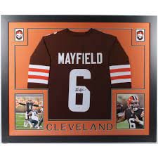 Baker Mayfield Signed 35x43 Custom Framed Jersey (1 of 1)