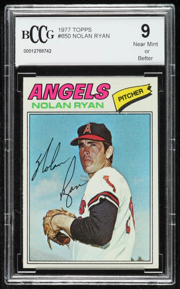 Nolan Ryan 1977 Topps #650 (BCCG 9) (1 of 1)