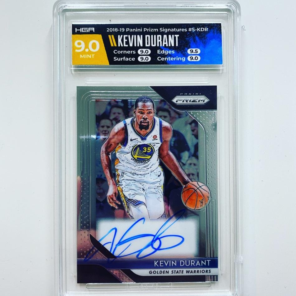 2018 panini prizm signatures KEVIN DURANT HGA 9.0 AUTO (1 of 1)
