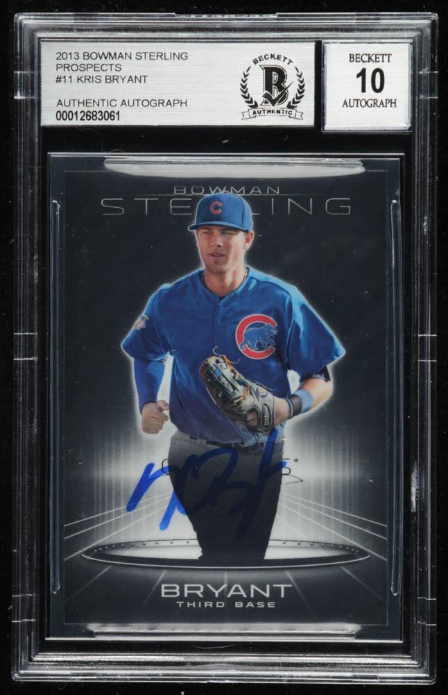 Kris Bryant Signed 2013 Bowman Sterling Prospects #11 (1 of 2)