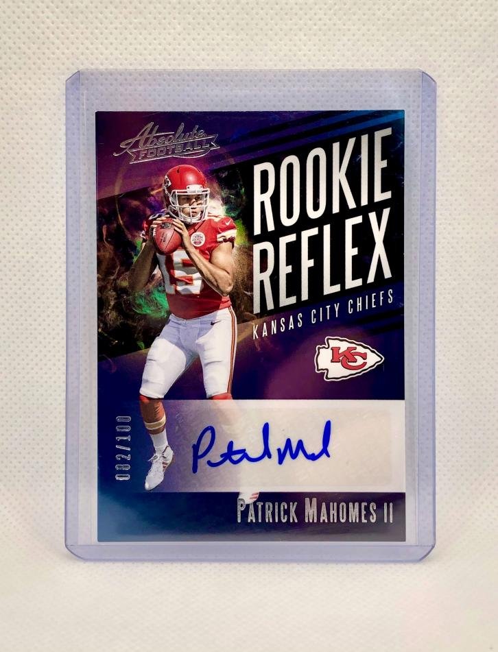 2017 Absolute Football Rookie Reflex Patrick Mahomes RC (1 of 2)