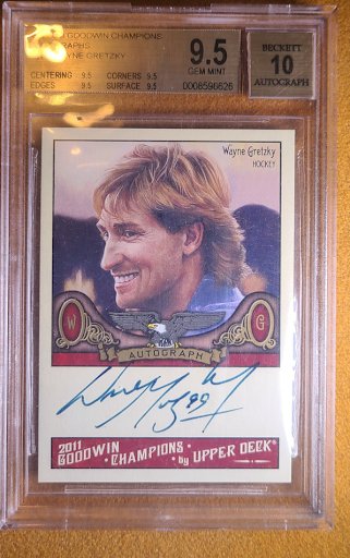 2011 Goodwin Champions Upper Deck WAYNE GRETZKY AUTO (1 of 1)