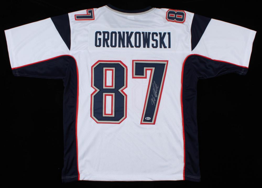 Rob Gronkowski Signed Jersey (Beckett COA) (1 of 1)