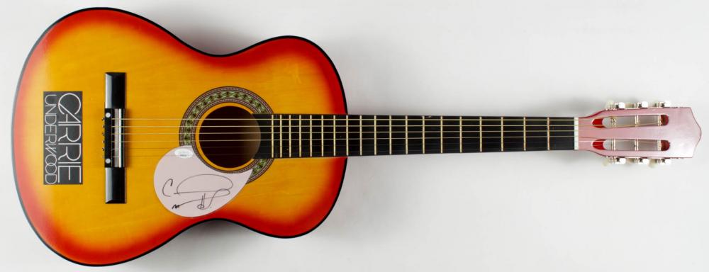Carrie Underwood Signed Full-Size Acoustic Guitar (JSA (1 of 1)