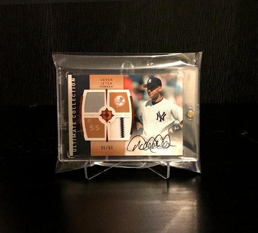 2008 DEREK JETER Ultimate Collections Patch On Card (1 of 1)